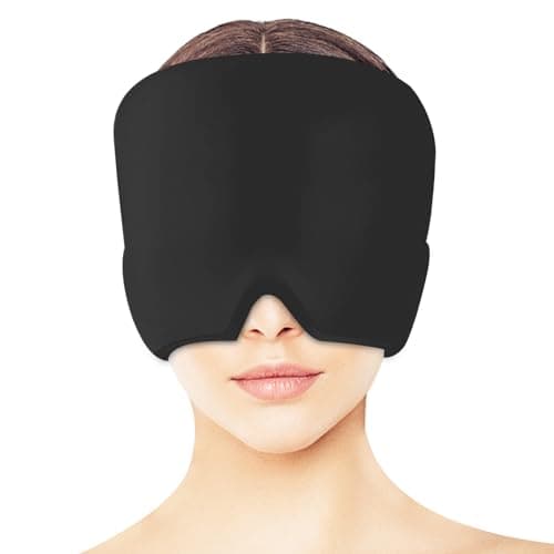 Lectorias Bonnet Anti Migraine, Masque Migraine, Migraine Miracle, Casque Anti-Migraine Froid, Bandeau Migraine, Migraine Relief Cap Conception Monocouche, Migraine Mask Réutilisable