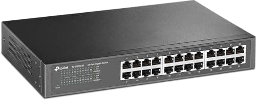 TP-Link TL-SG1024D Switch Ethernet 24 Ports Gigabit, Switch RJ45, Hub RJ45, Prévention des Boucles, Mode d'Isolement, Boitier Métal, Bureau/Montage en Rack, Brancher et Utiliser