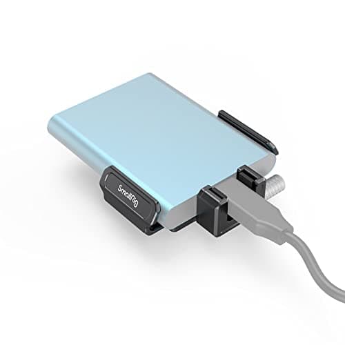 SMALLRIG SSD Support de Montage pour T5/T7 SSD Fonctionne avec BMPCC 6K Pro Cage - 3272