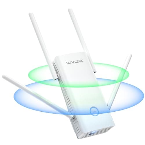 WAVLINK AX3000 Double Bande Wi-FI 6 Range Extender, amplificateur WiFi Extender, répéteur WiFi avec Port Gigabit, 4 antennes 5 dBi, Prend en Charge Le Mode répéteur/AP/routeur/Maille, Installation