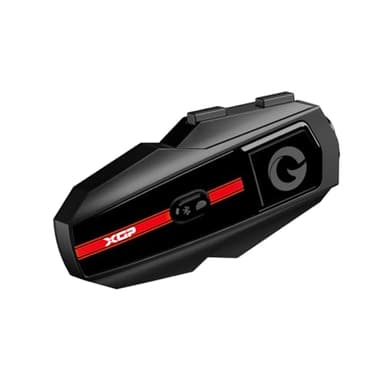 XGP Intercom Moto Duo pour 2 Casques, Bluetooth V5.2 avec Partage de Musique, Système de Communication, Kit Main Libre Moto Interphone, avec étanchéité IP67, Intercom Casque pour Ski