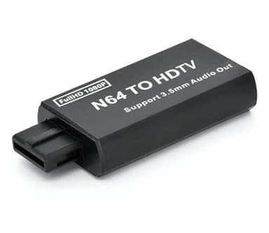 SH-RuiDu Adaptateur convertisseur console de jeu vers HDMI compatible N64/SNES/NGC avec sortie 3,5 mm 1 pour 64 HDMI compatible adaptateur compatible HDMI pour n64/snes/ngc pour n64 vers HDMI