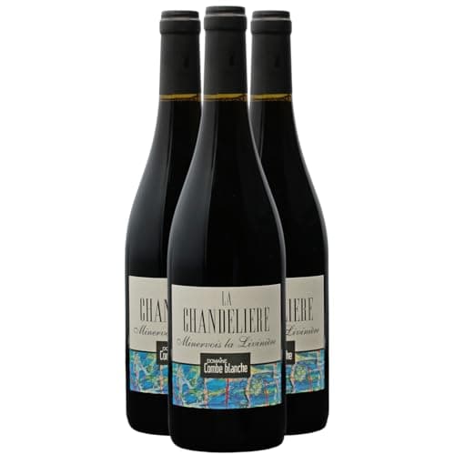 Minervois-La-Livinière La Chandelière - Rouge 2021 - Domaine Combe Blanche - Vin Rouge du Languedoc - Roussillon (3x75cl) BIO