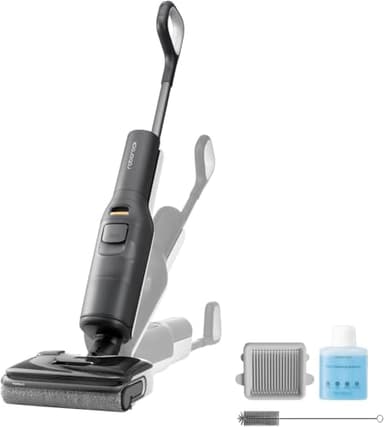 roborock F25 LT aspirateur Laveur 20 000 Pa, Auto-Nettoyage à 90 °C, séchage Rapide, inclinable à 180°, Nettoyage Bord à Bord pour sols durs.