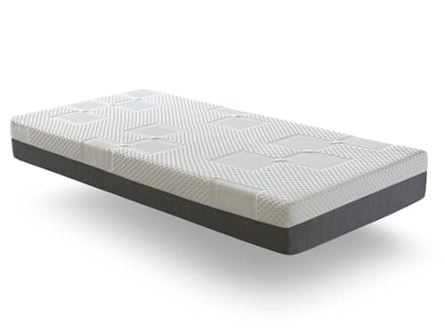 DORMISSIMO Matelas 90X190 Draco Latex Épaisseur 20 CM déhoussable, Noyau en Latex 100%