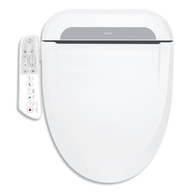 Siège de bidet électrique intelligent, 600X, version avancée, siège de toilette chauffant avec 5 fonctions de nettoyage, sèche-cheveux, fermeture en douceur et veilleuse (600 Advanced)