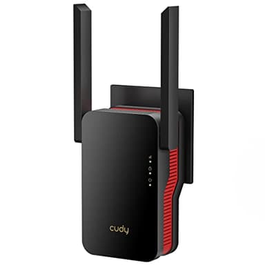 Cudy AX3000 Extension Wi-FI 6 Double Bande, Couverture du répéteur Wi-FI 6 jusqu'à 200 m² et 60 appareils, 802.11ax, 160 MHz, MU-MIMO, Formation de Faisceau, OFDMA, WPA3
