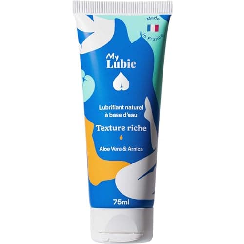 MY LUBIE - Lubrifiant Naturel à Base d'Eau Riche avec Aloe Vera & Arnica | 75 ml | Lubrifiant Vegan - Confort Durable - Emballage Éco-Responsable - Fabriqué en France