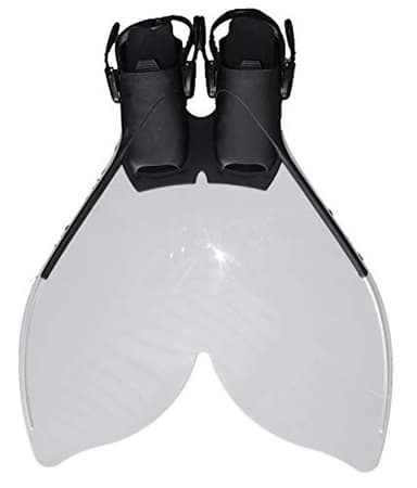 Sweam - Monopalme Blanche - Queue de sirène - Tailles réglables 39 - 43