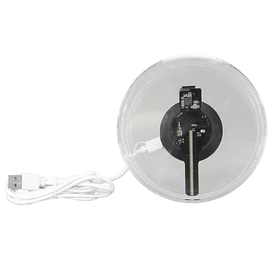 Ventilateur D'hologramme 3D, 48 LED, Projecteur D'hologramme 3D, Affichage Publicitaire, Projecteur WiFi, Affichage Publicitaire Holographique, pour Enseignes de Magasin, Bar,