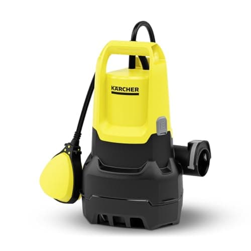 Kärcher SP 9.500 Dirt Pompe d'Évacuation pour Eaux Chargées, Débit : 9500 l/h, Profondeur : max. 7 m, pour Eaux Sales avec Particules Jusqu'à 20 mm, Niveau d'Eau Résiduelle : 25 mm, Pression : 0,6 bar