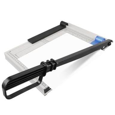 Massicot A4 - Massicot à levier professionnel A4 - Capacité de 16 feuilles - Parfait pour cardstock, carton, vinyle, artisanat et photos