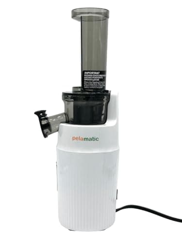 Zuminstant Compact - Presse-agrumes électrique à jus (Slow Juicer) : pressé à froid, riche en nutriments, mixeur sans mousse, gain de place, élégant et polyvalent, pour fruits et légumes frais