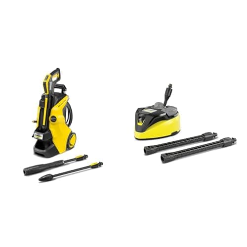 Kärcher Nettoyeur Haute Pression K 5 Power Control, Pression : Max. 145 Bar, Débit : 500 l/h & T-Racer T 7 Plus Nouveau - Sortie Janvier 2020, Jaune/Noir, 769 mm x 288 mm x 996 mm