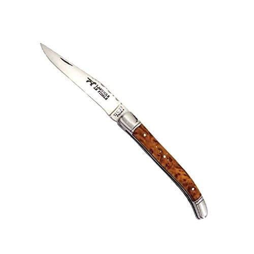 Couteau Laguiole-Couteau de Poche 12C27, Thuya-Bois, 80 mm