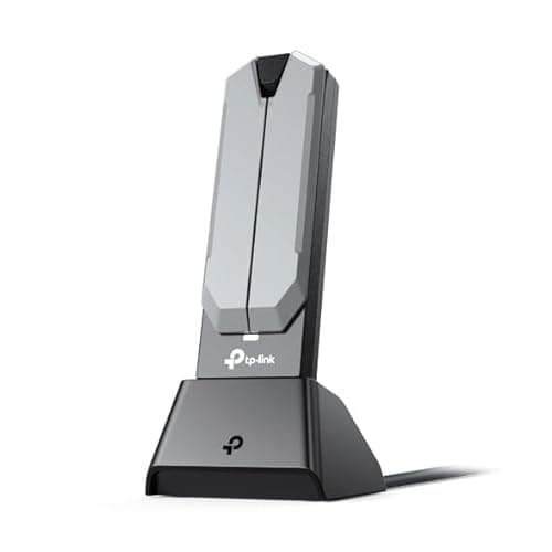 TP-Link Clé WiFi 7 Puissante BE6500 à Gain élevé Archer TBE400UH, Adaptateur Réseau sans Fil avec 2,4 GHz, 5 GHz, USB3.0, Antennes Doubles à Gain élevé, WPA3, Windows 11/10