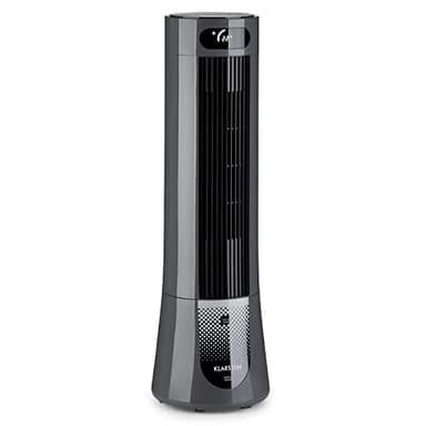 Klarstein Rafraichisseur d'Air Mobile 5 en 1, Refroidisseur par Evaporation avec Humidificateur, Ventilateur, Ioniseur, Climatiseur Sans Évacuation, Mode Nuit, 45W, Débit d'Air de 132m³/h