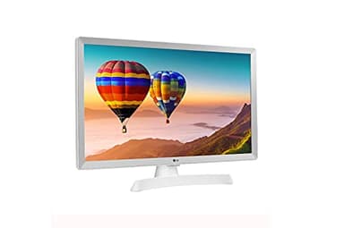 LG - 28TN515S- WZ - Téléviseur-Moniteur Intelligent, 28", écran LED HD (1366 x 768, 16:9, DVB-T2/C/S2, WiFi, Miracast, 10 W, 2 x HDMI 1.4, 1 USB 2.0, Optique, LAN RJ45, VESA 75 x 75), Blanc