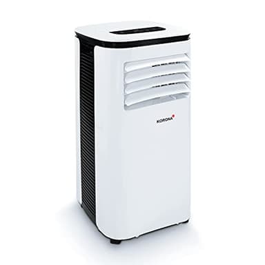 Korona 82001 Climatiseur mobile Iceberg 9.0 ECO | 9000 BTU/h | Monobloc 3en1 - Refroidisseur, déshumidificateur, ventilateur | Avec tuyau d'évacuation d'air pour la fenêtre | Pièces jusqu'à 34 m²
