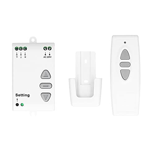 mumisuto Contrôleur d'écran de Projection, commutateur de télécommande sans Fil écran de Projection contrôle sans Fil contrôle de Rideau de Commande de Moteur, pour écrans électriques, Rideaux