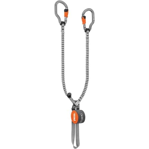 PETZL - Longe de Via Ferrata Scorpio Vertigo - de 40 à 120 kg, Orange, 365 g