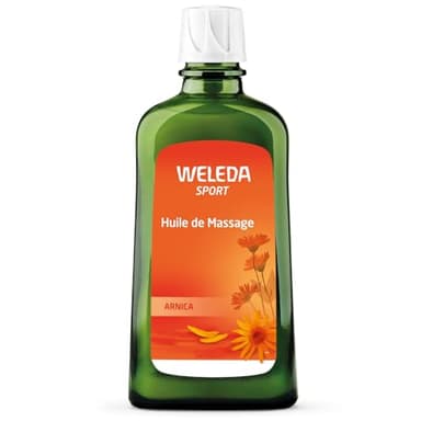 WELEDA - Huile de Massage - Extrait D'Arnica Bio - Préparation & Récupération Sportive - Texture Fluide - Recommandée Par Les Masseurs-Kinésithérapeutes - Certifiée NATRUE* - Vegan** - 200 ml