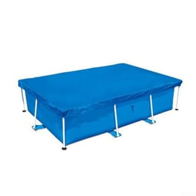 ZAMETTER Housse de piscine carrée imperméable toutes saisons - Protection anti-poussière et anti-débris - Pour le jardin et l'extérieur (450 x 220 cm)