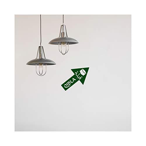 Qibla S004M Lot de 2 stickers muraux et de plafond Vert