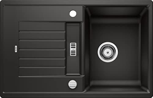 BLANCO 526012 ZIA 45 S Évier de Cuisine, Noir, 45 cm Unterschrank
