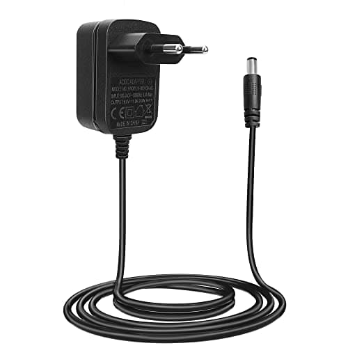 Blocs d'alimentation pour Pédale à Effets de Guitare 9V 1A, Centre Négatif Manchon Positif, Adaptateur Secteur Alimentation Chargeur Mural pour Pédale d'Effets, Looper, Stompbox, Quelques Claviers