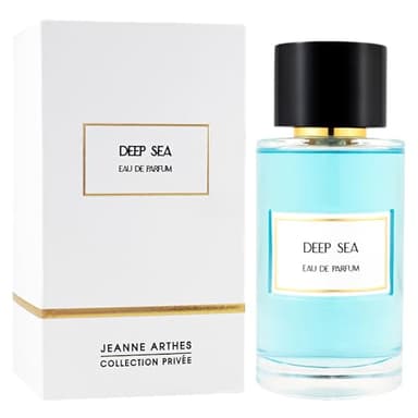 JEANNE ARTHES - Collection Privée - Eau de Parfum Deep Sea - Boisé & Aquatique - Citron, Notes Marines - Fabriqué en France à Grasse - Flacon Vaporisateur 100 ml