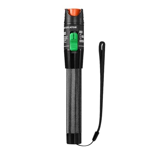 30mW Localisateur de Défaut Visuel Testeur de Stylo de test de câble optique SC/FC/ST 2,5 mm Interface VFL 30KM de portée, Fibre Optique Cable Testeur (Green)