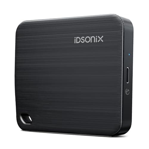 iDsonix Portable SSD Externe 128Go, Disque Dur Externe SSD, USB 3.2 Gen 1, jusqu'à 466Mo/s en Lecture, 450Mo/s en écriture, pour Smartphone USB-C, PC, Tablette, Ordinateur Portable - i5PLUS