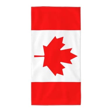 GaxfjRu Serviettes de bain douces et très absorbantes pour salle de bain, salle de sport et spa Motif drapeau canadien