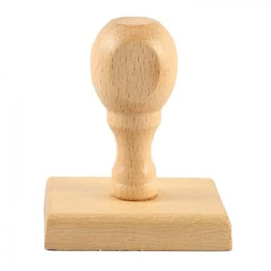 STAMPRINT VERSAL | Tampon Personnalisé En Bois | Tampon en caoutchouc sur bois personnalisé pour l'entreprise | Personnalisation Idéale de Signature, Adresse, Dépôt Bancaire |