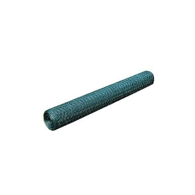 vidaXL Grillage à poule avec revêtement en PVC 25x0,5 m vert, clôture, barrière, clôtures, barrières