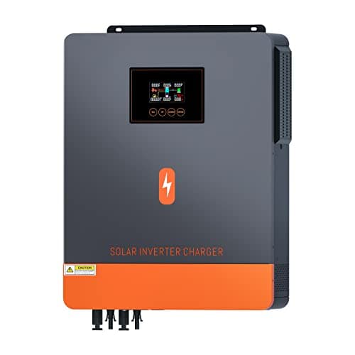 PowMr Onduleur solaire hybride 10,2 kW 48 V CC vers 220 V/230 V AC hybride avec régulateur de charge solaire MPPT 180 A - Entrée PV maximale 500 V CC - Fonctionne avec batteries plomb-acide et lithium