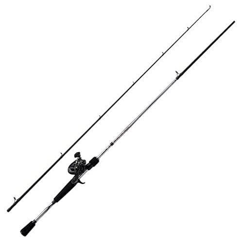 Abu Garcia Combo Casting Abu Garcia Fast Attack, combo canne et moulinet pour la pêche au leurre, blank carbone 24T, 4+1 roulements, frein Mag Trax, pour toutes les pêches au leurre