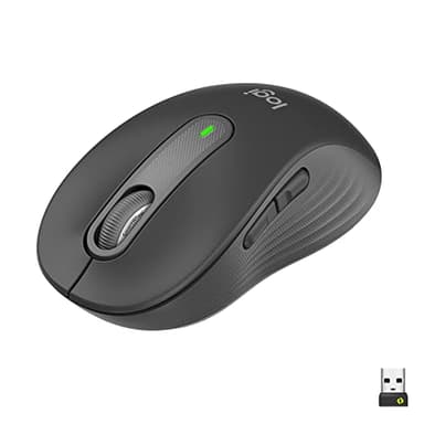 Logitech Signature M650 Souris sans fil - Pour Mains de Petites & Moyennes Tailles, Pile 2 ans, Clics Silencieux, Boutons de Côtés Programmables, Bluetooth, PC/Mac/Multi-Device/Chromebook - Gris