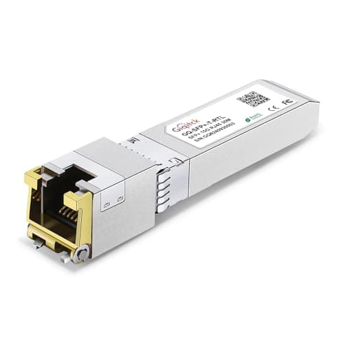 GIQITCK 2025Newest 10GBASE-T SFP+ à RJ45 Transceiver, Module SFP+ vers RJ45 en Cuivre 10G avec Puce RTL8261N pour Cisco SFP-10G-T-S, Ubiquiti UF-RJ45-10G, Netgear, Supermicro, Linksys, jusqu'à 30m