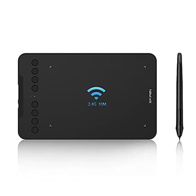 XP-PEN Tablette Graphique sans Fil Deco mini7W Tablette à Stylet à 7x4 Pouces Stylet Passif 8192 Niveaux avec Inlinaison à 60° - Compatible Mac Windows Chrome OS et Android