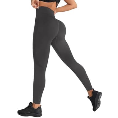 Legging Contention Plumi Legging À Compression 3D Anti Cellulite Amaigrissant Minceur Leggings Femme Taille Haute sans Couture, Push-Up Opaque, Sport Yoga Pantalon 01-Gris Foncé XL.