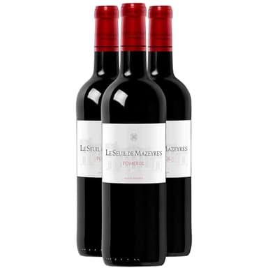 Château Mazeyres Pomerol Seuil de Mazeyres - Rouge 2022 - Vin Rouge de Bordeaux (3x75cl)