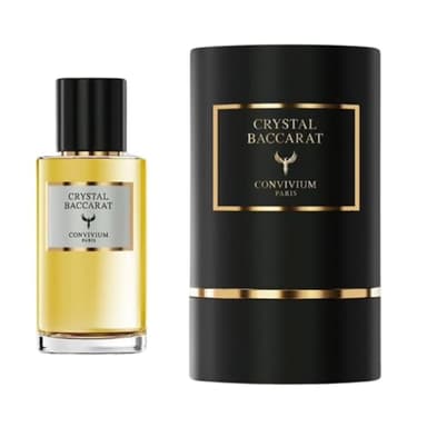Parfum CRYSTAL Senteur BACARRAT - EXTRAIT DE PARFUM 50 ML - CRYSTAL BACARRAT COLLECTION PRIVÉE (Convivium Paris) - IDÉE CADEAU ÉLÉGANT Homme & Femme - Fragrance Longue Tenue CONVIVIUM MADE IN FRANCE