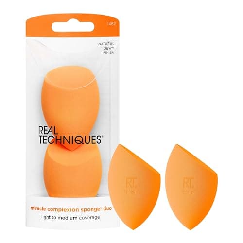 Real Techniques Lot de 2 Eponges de Complexion (l'emballage peut varier)