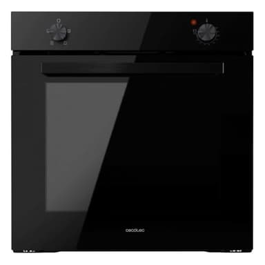 Cecotec Four encastrable Bolero Hexa C126000 Black A. 2800 W, capacité de 77 L, 4 fonctions, Steam Assist, Steam EasyClean, Cooling Fan, Triple Vitrage, Classe Énergétique A, Lumière intérieure.