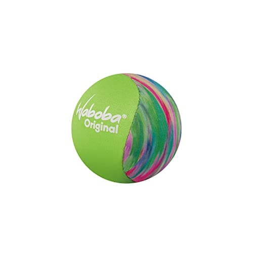 Waboba Original Water Bouncing Ball - Water-Proof Beach Toys, Pool Games for Kids & Adults, Outdoor Fun - Green Technicolor