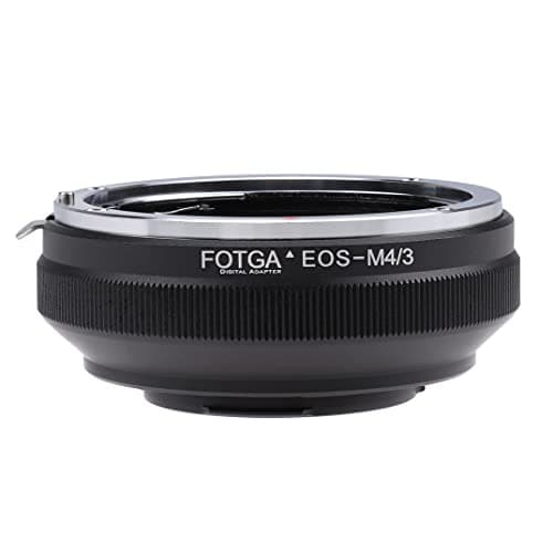 Hersmay EOS-M4/3 Adaptateur pour Monture d'objectif EOS EF EF-S vers Micro Quatre Tiers (M4/3/MFT) pour Olympus Pen E-PL6 E-PL7 E-PL8 E-PL9 E-M Om-D E-M5 E-M10 Mark II III Lumix GH4 GH5 GH5s