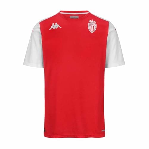 Kappa - Maillot Abou Pro 8 AS Monaco 24/25 pour Homme - Rouge - Taille XL