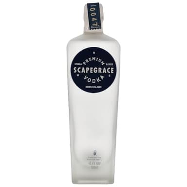 SCAPEGRACE - Vodka - 40,6% Alcool - Origine : Nouvelle Zélande - Bouteille 70 cl